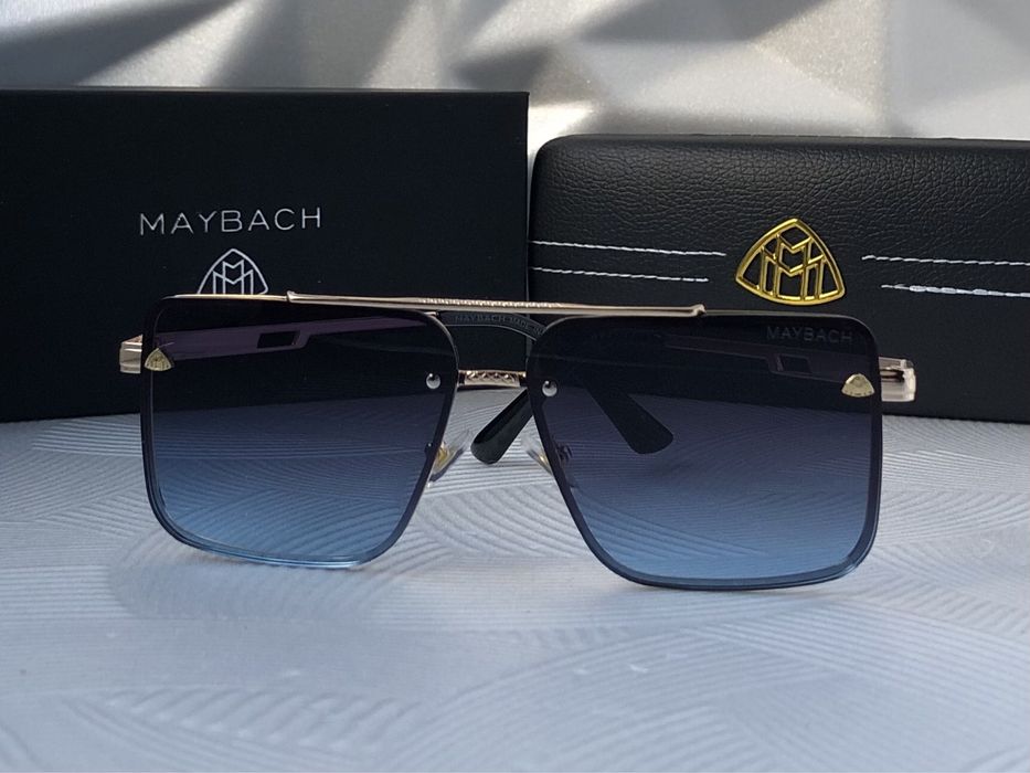 Мъжки слънчеви очила правоъгълни 4 цвята Maybach