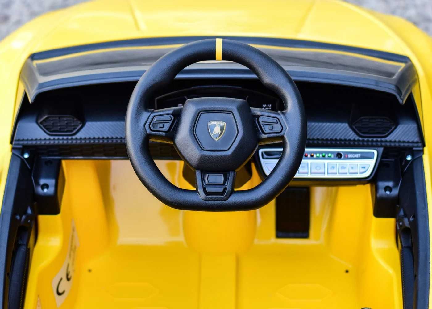 Masinuta electrica copii 1-5 ani Lamborghini Huracan 4x4, 120W #Galben