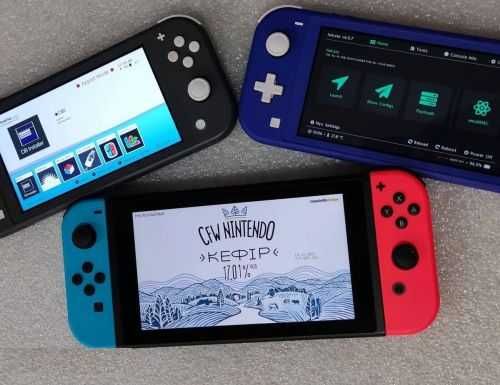 Nintendo switch чиповка - v1,v2/lite/OLED-picofly.
