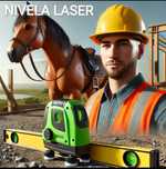 Nivela laser full autonivelare, suporți, acumulatori