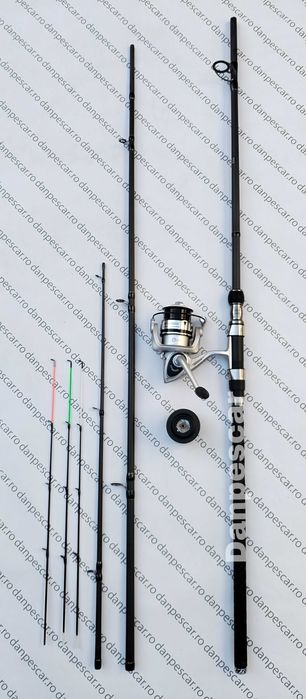 SET Feeder Lanseta extensibila de la 3.30m la 3.90m +Mulineta XF6000