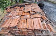 Țiglă ceramică veche, Jimbolia 253, 254 și STAS 6-71 + coame