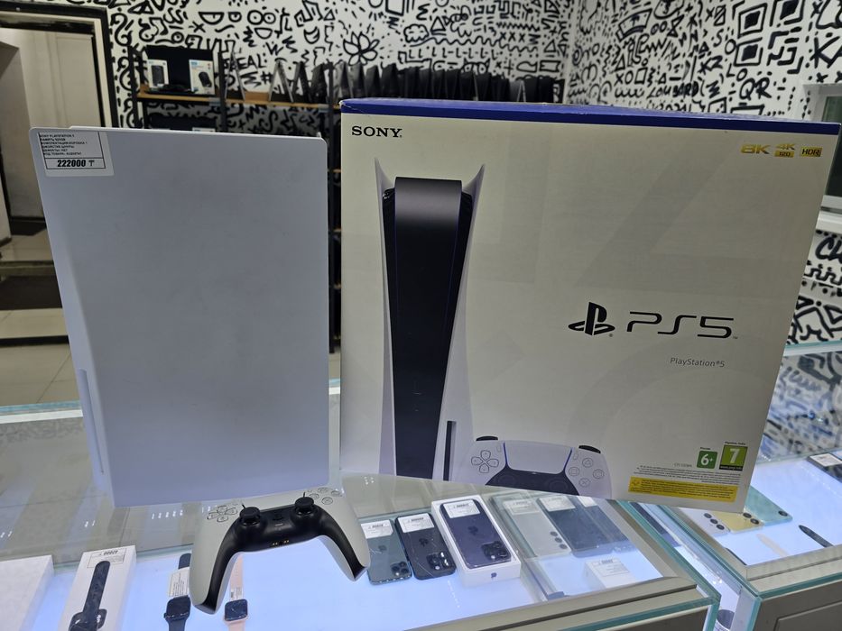 Sony Playstation 5 825gb 1 джойстик Магазин Реал