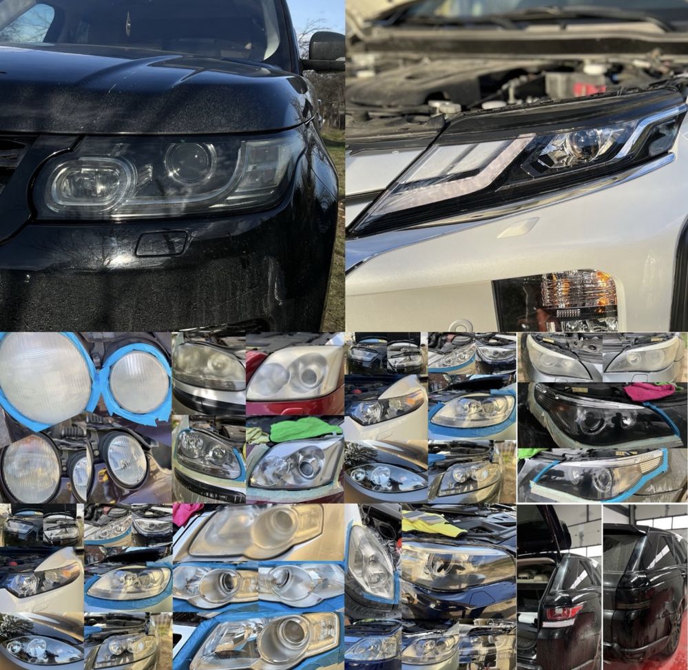 Folie auto- recondiționare faruri, Polish Faruri, folie stopuri faruri