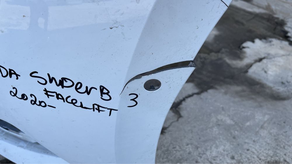 2 броя предна броня Skoda Superb 3 Facelift 2020-