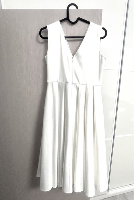 Rochie alba cununie/de zi/de seara