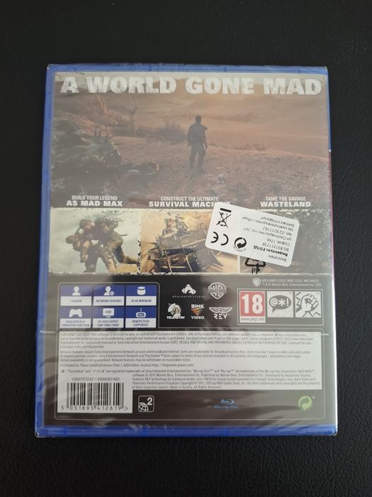 MAD MAX  игра  PS4