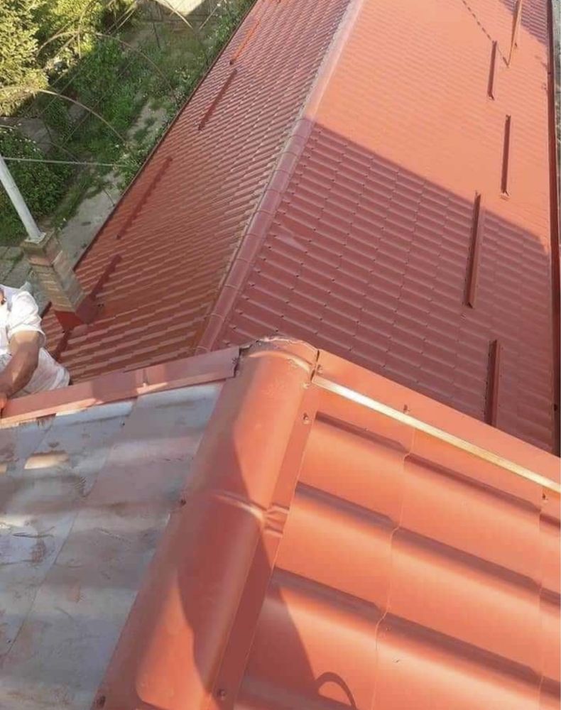 Vopsitor la tabla ruginita sau deteriorata
