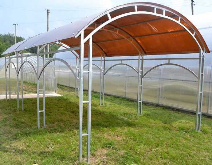 Сотовый поликарбонат прозрачный и цветной 8мм