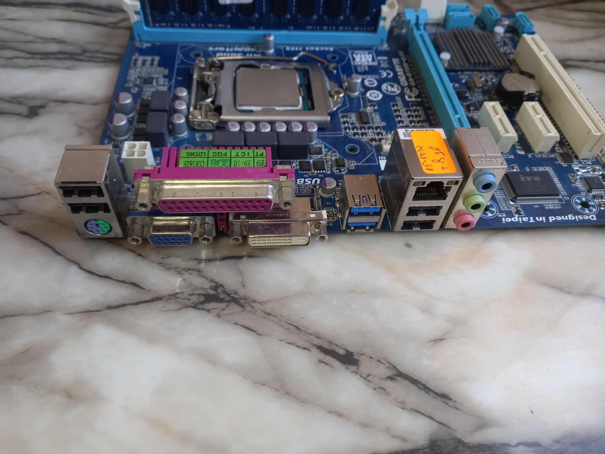 Дънна платка Gigabyte B75M-D3V+ Intel® Core i5-3570+8gb Lga 1155