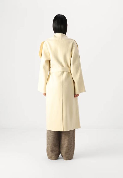 Ivy&Oak палто в цвят butter yellow от 100% вълна