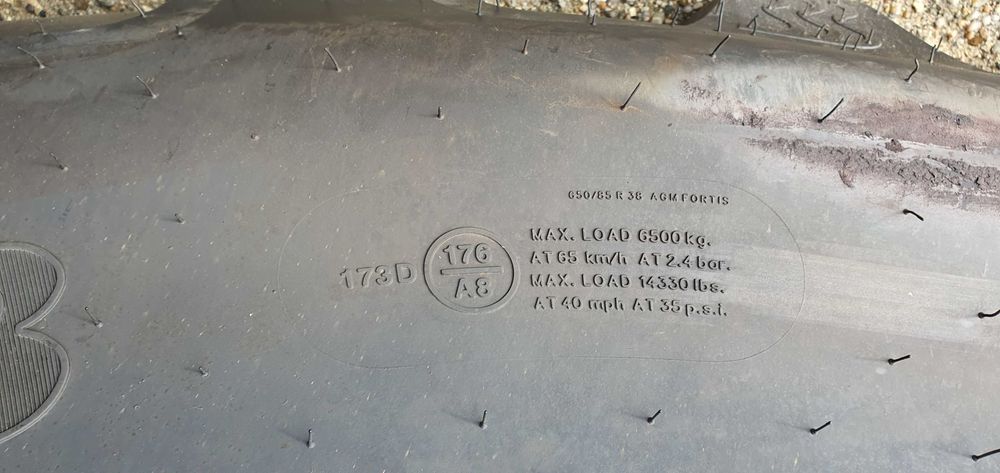 650/85R38 Cauciucuri noi radiale AgriMaxFortis de la BKT 173D ZZYW