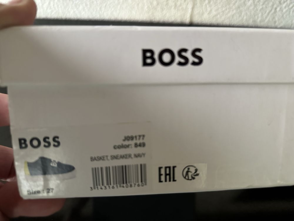 Детски кожени обувки BOSS/27 номер