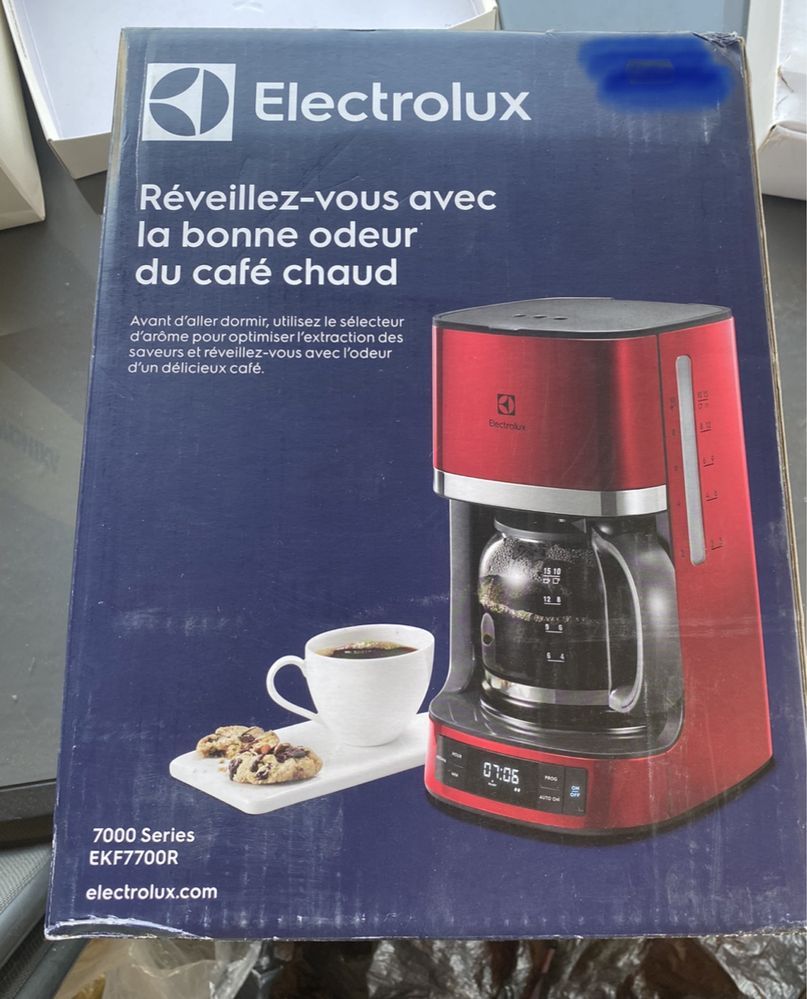 Cafetiera Electrolux EKF7700, 1080W, 1,375L,