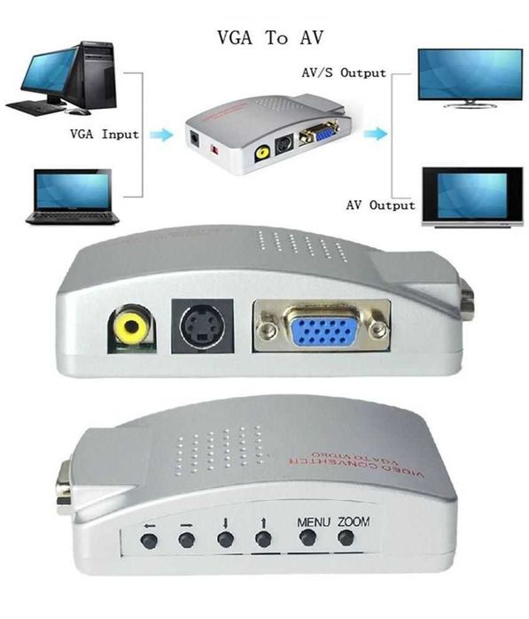 Конвертер HDMI в RCA, VGA - RCA, RCA в VGA / BNC - VGA /SDI - HDMI