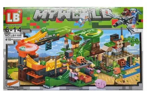 Set de constructie LB+ Minecraft My World 418 piese tip lego