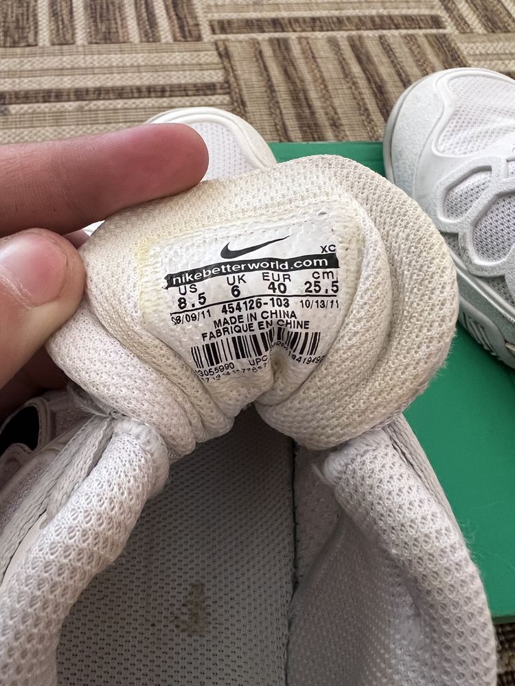 Nike Zoom Lunarlon теннисные кроссовки 40 размер