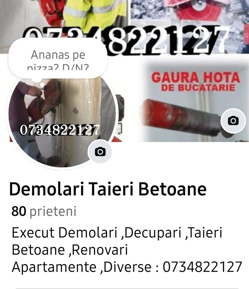 Taieri,Demolari,Decopertari Ziduri,Plansee din Beton