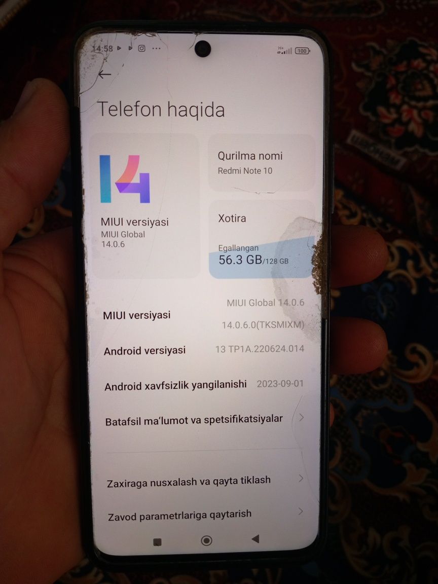 Redmi note 10 sotiladi