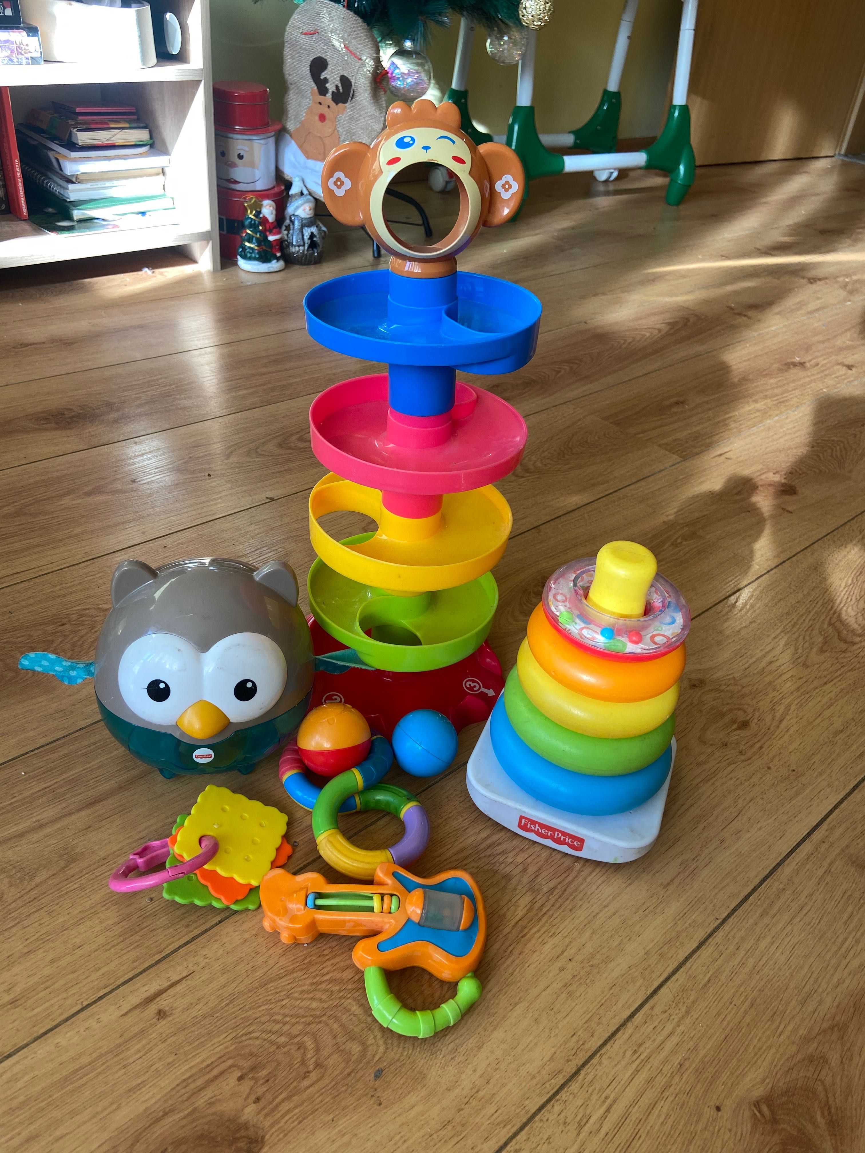 Сет детски играчки (Fisher price + маймуна)