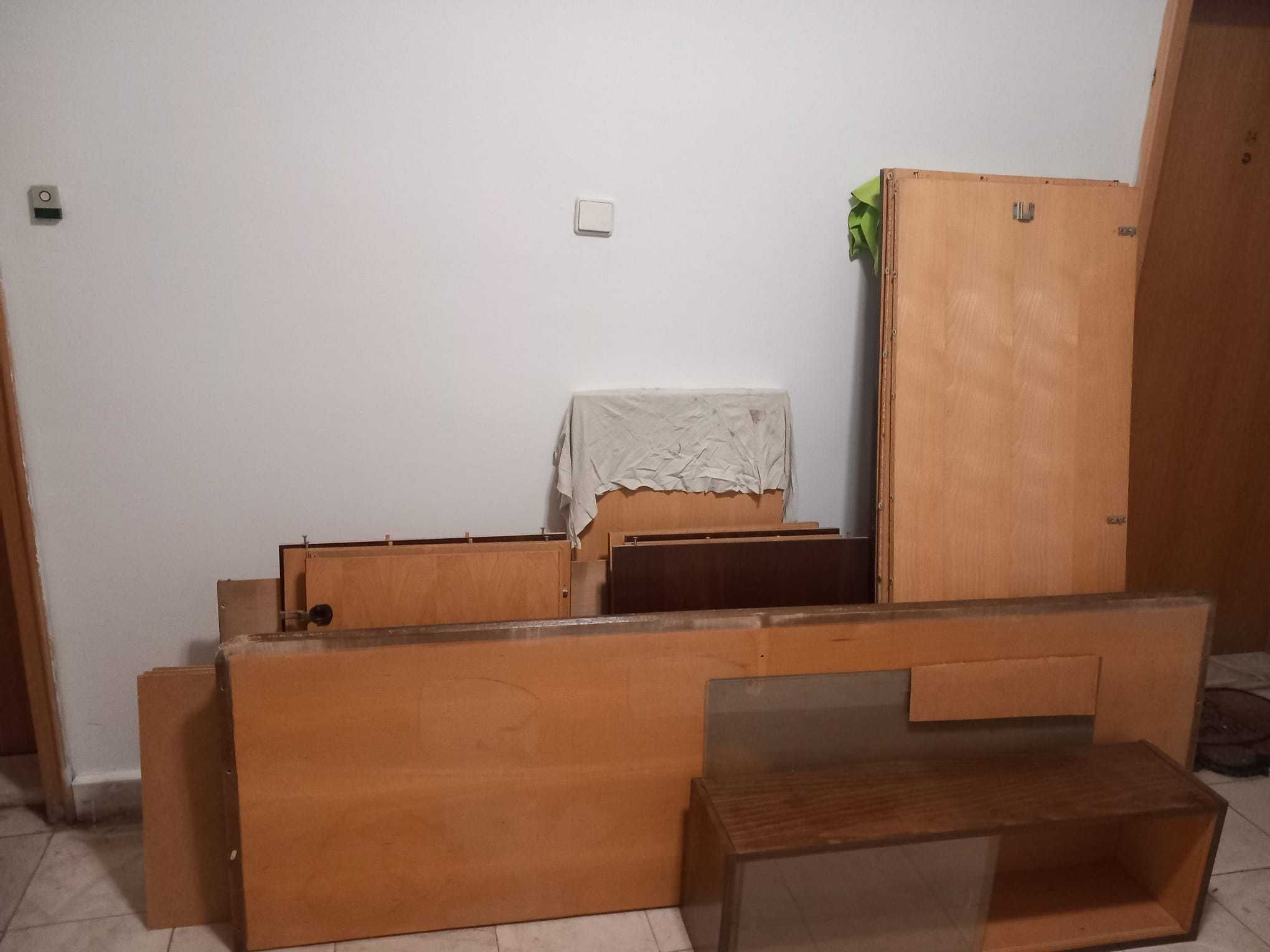 Гардероб от масив, 200х60х220, добро състояние