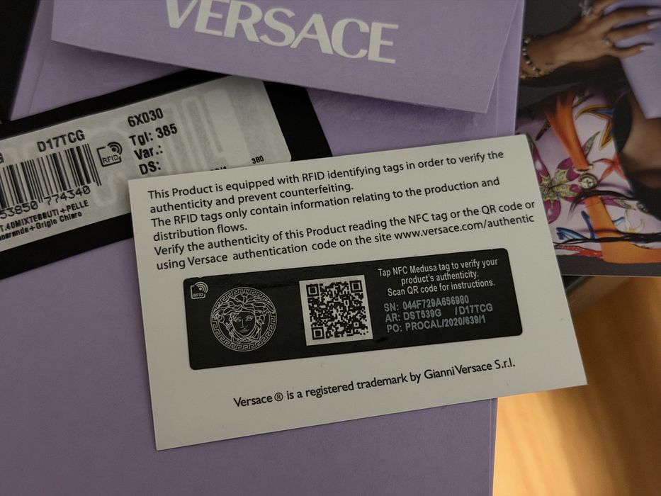 Adidasi Versace Trigreca 38.5