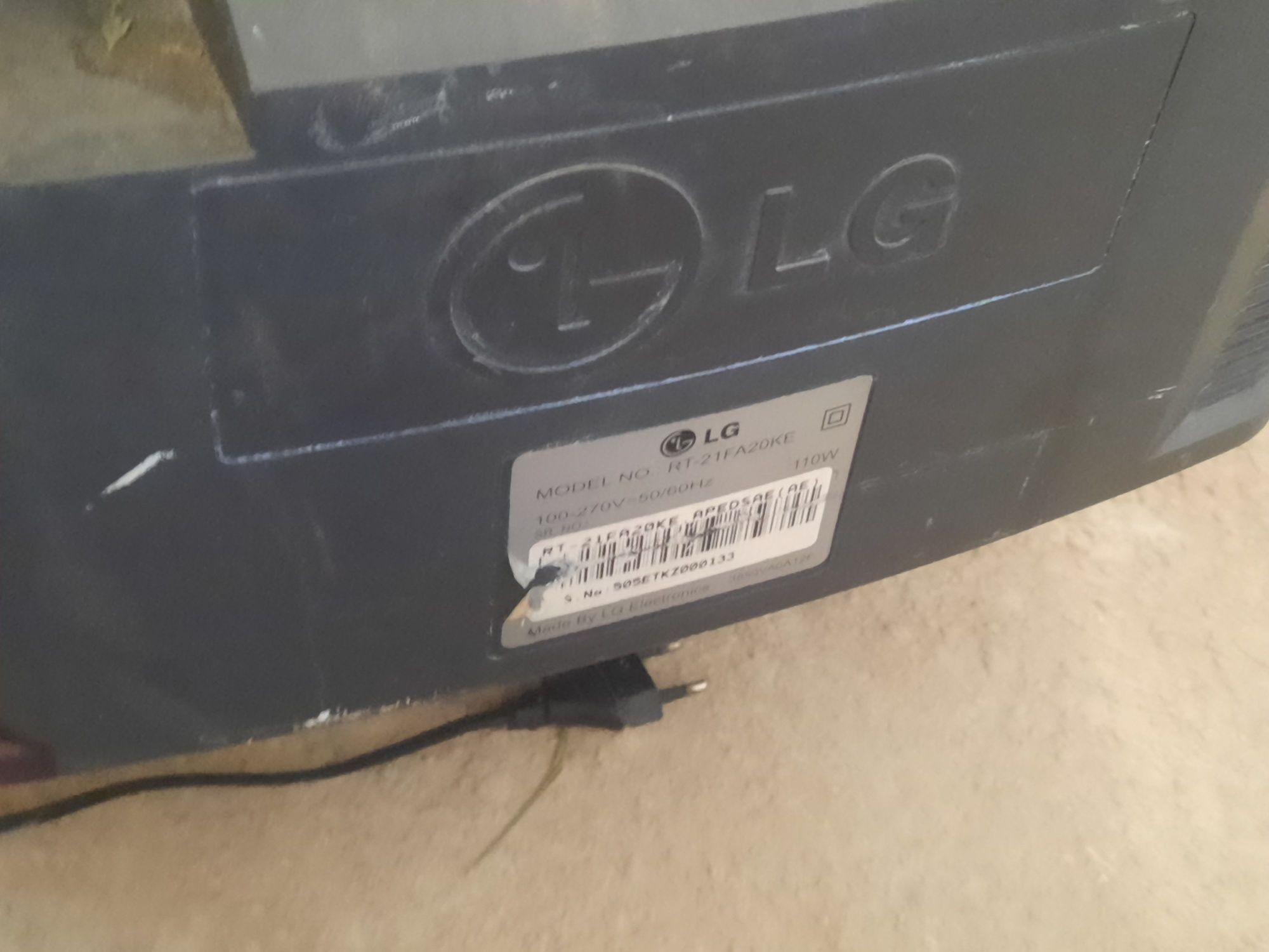 LG televizor antenasi yoq