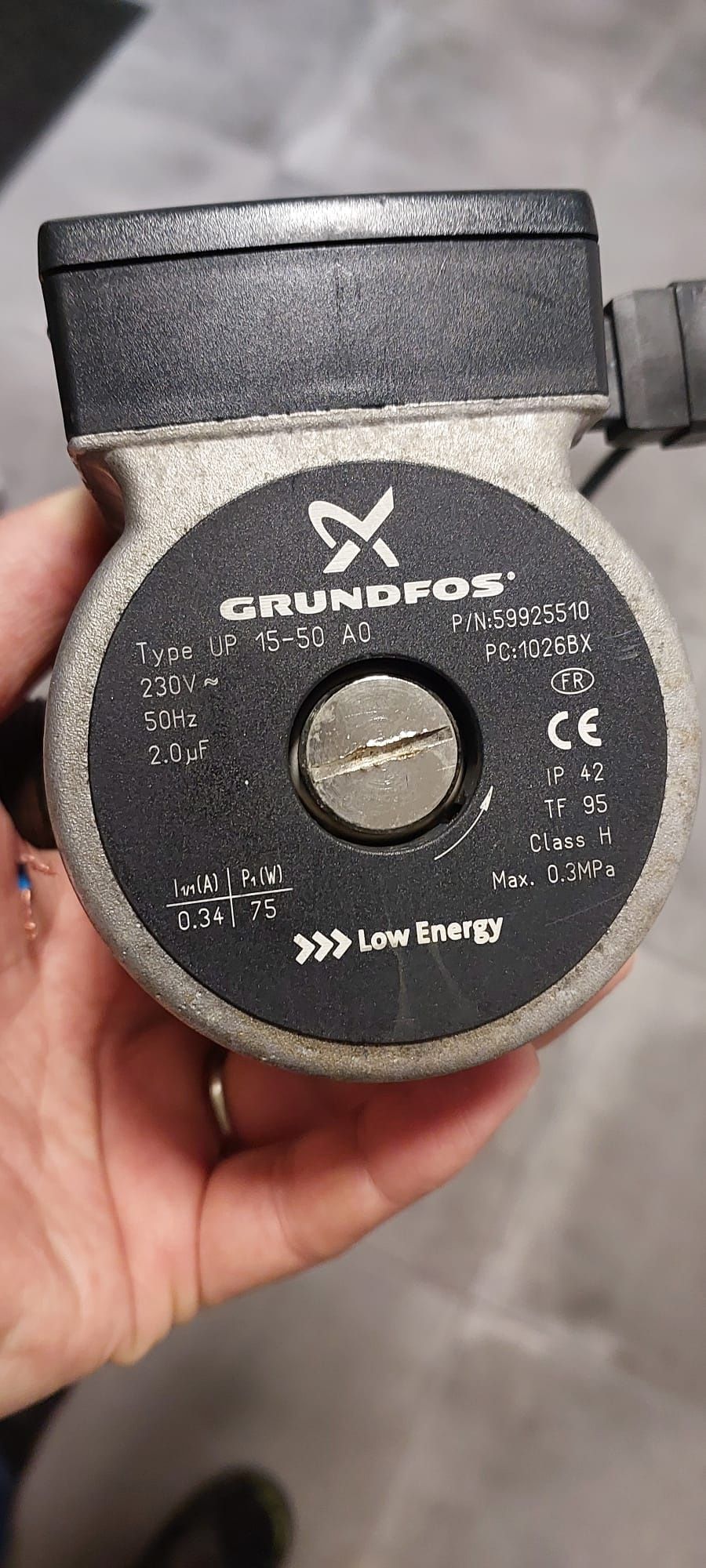 Pompă recirculare Grunfos