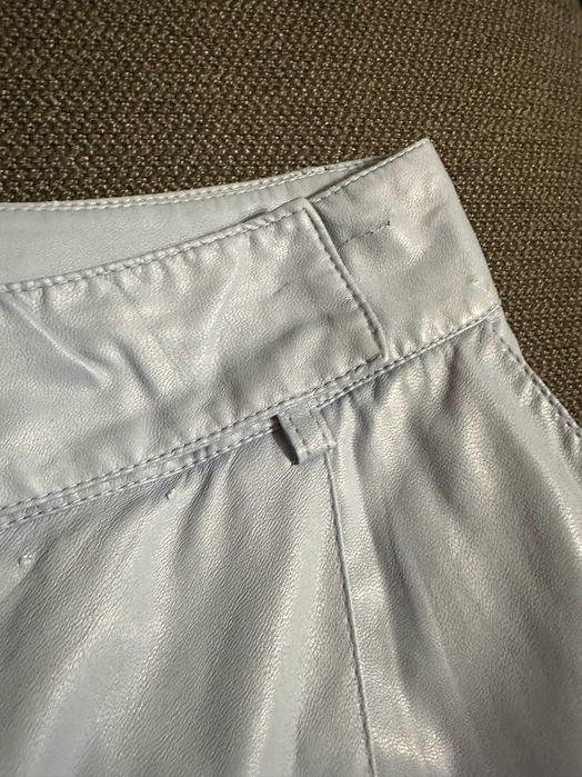 Teadore P кожен панталон в син цвят