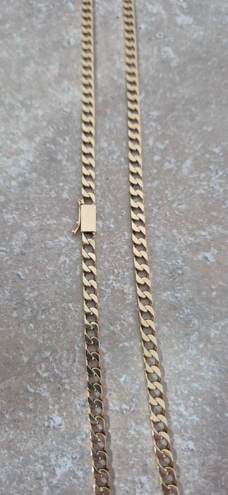 Lant aur 14k Cuban Plin / Masiv