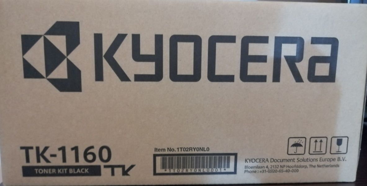 Toner Kyocera TK-1160, 1T02RY0NL0, negru (black), original