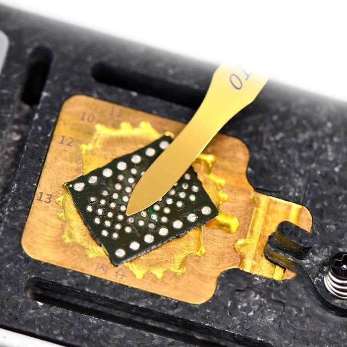 Bisturiu GSM BGA instrument indepartare adeziv clips metalic flexibil