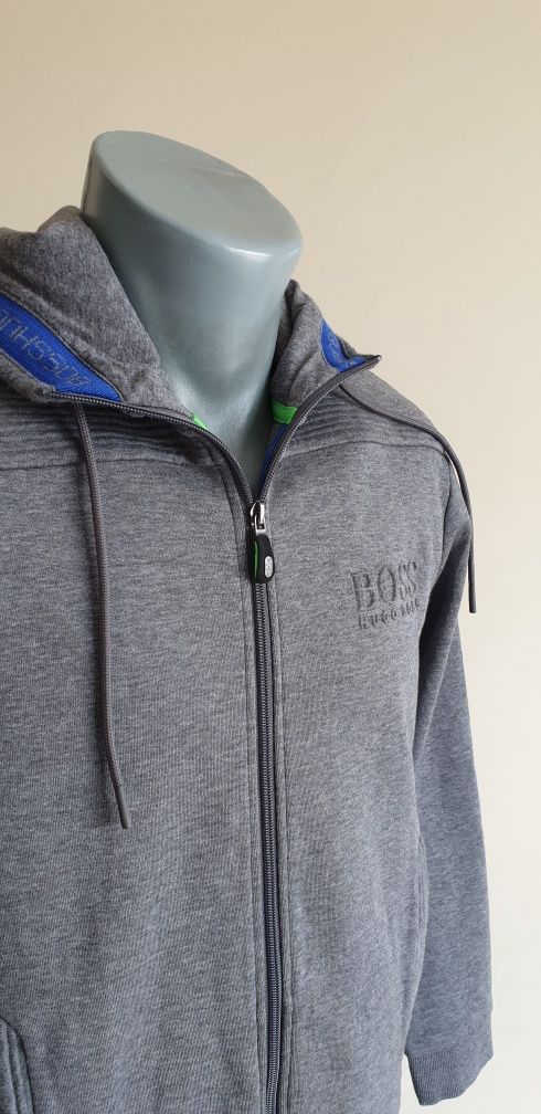 Hugo Boss Saggy Hoodie Full Zip Regular Fit Mens Size М ОРИГИНАЛ!