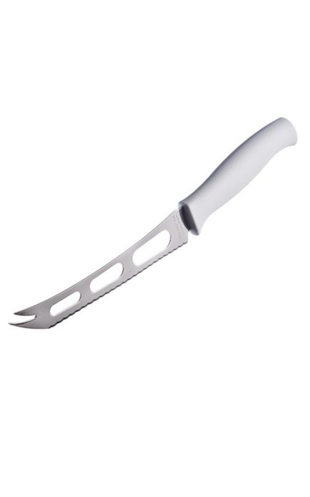 Нож кухонный для сыра 15 см Tramontina Athus, белая ручка, сырорезка