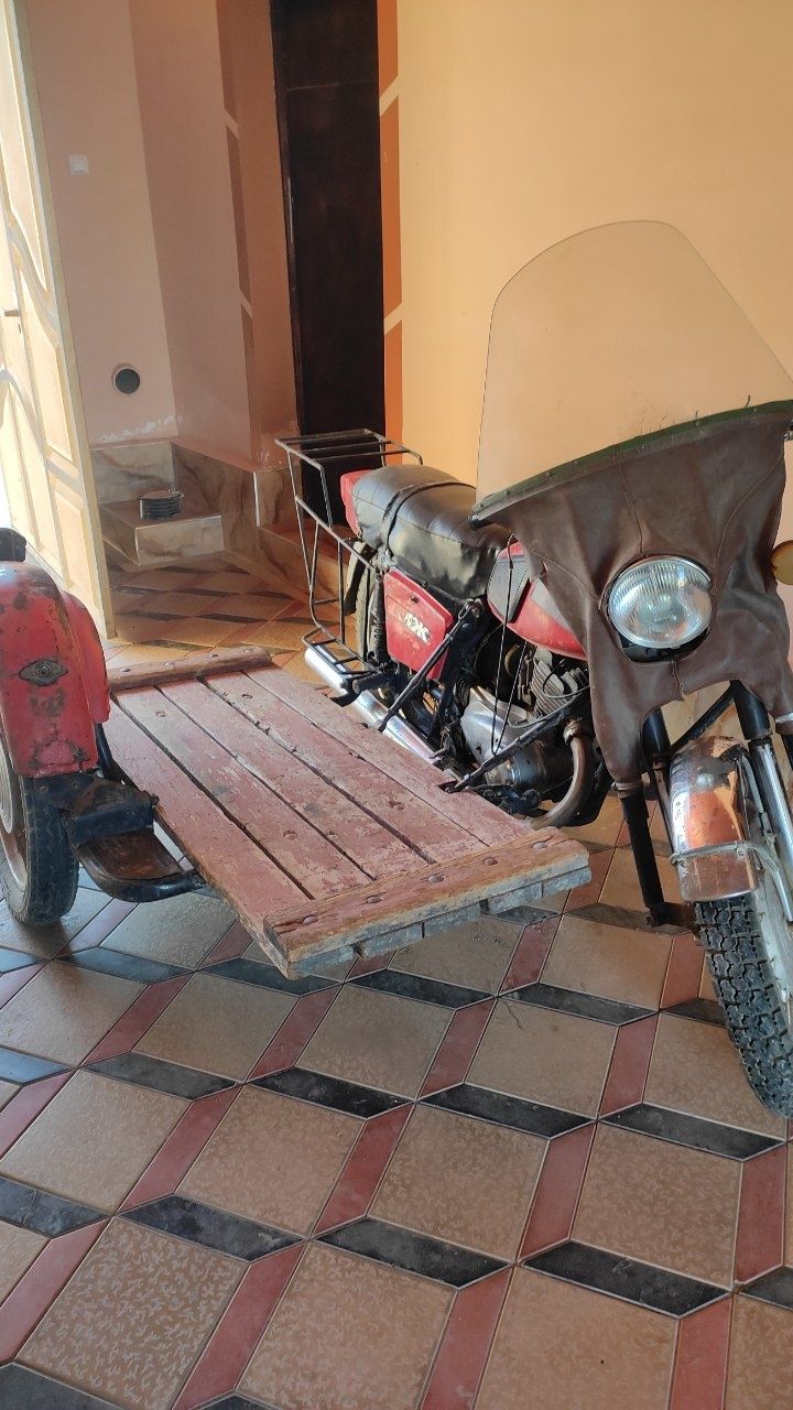 Ij mototsikl minishga tayyor