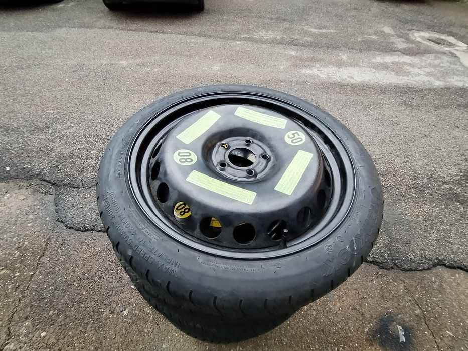 Roată Rezervă Slim Subțire 125 70 R19 Audi A4 B8 și B8.5  Audi A5