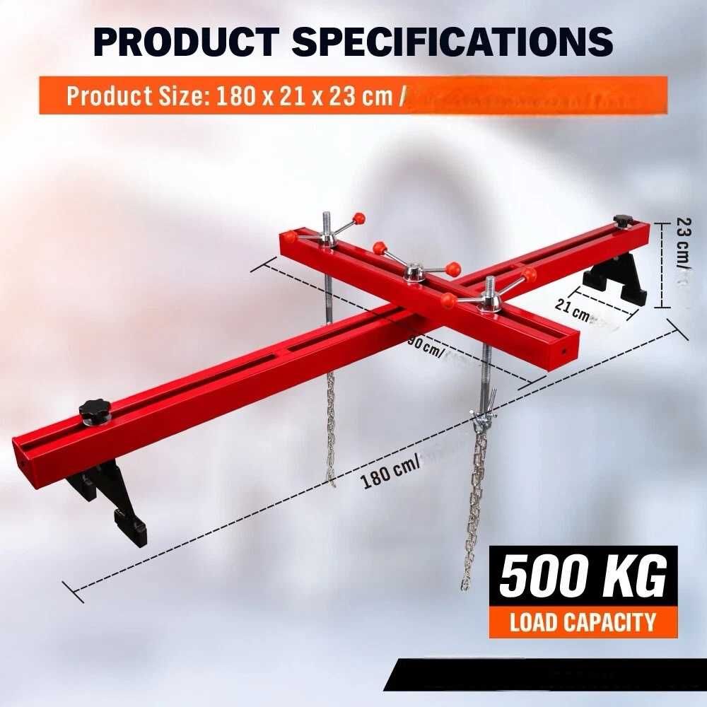 Греда за двигател с напречна греда 180 / 90см 500кг HAWEK