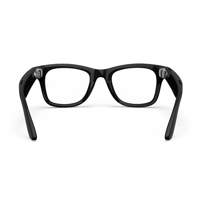 Ray-Ban Meta Wayfarer Shiny Black / Clear