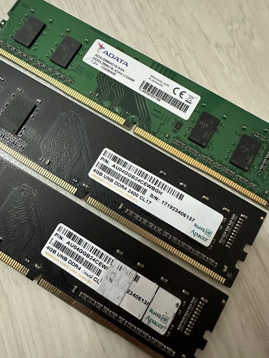 ddr4 2400 три планки по 4 gb озу