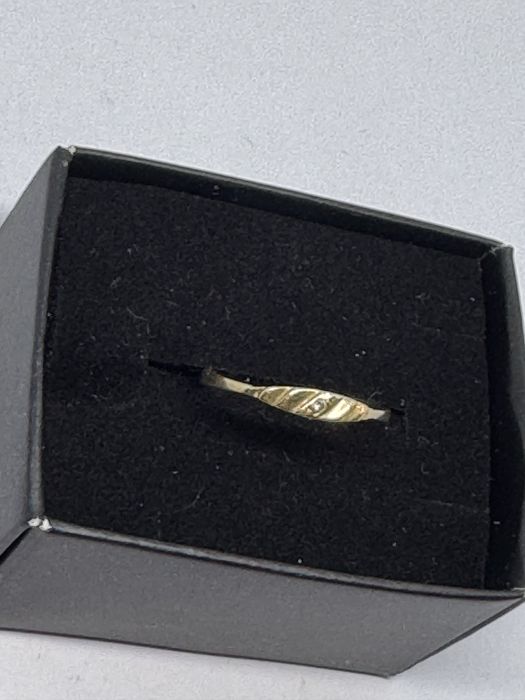 златен дамски пръстен 1.2гр 14к 585