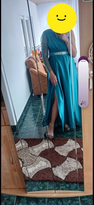 Rochie eleganta verde