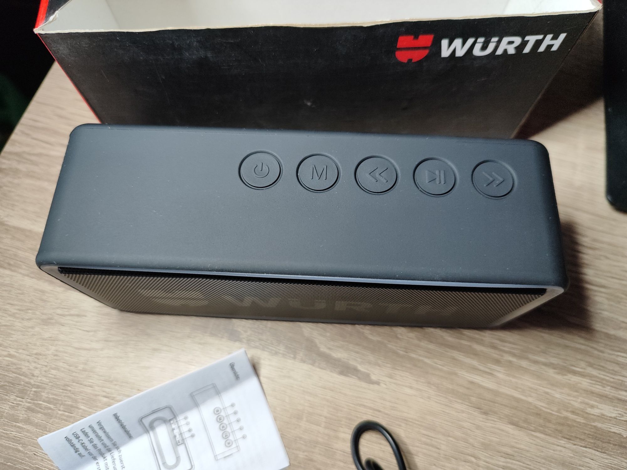 ПРОМО ! Wurth Bluetooth RGB безжична колонка !