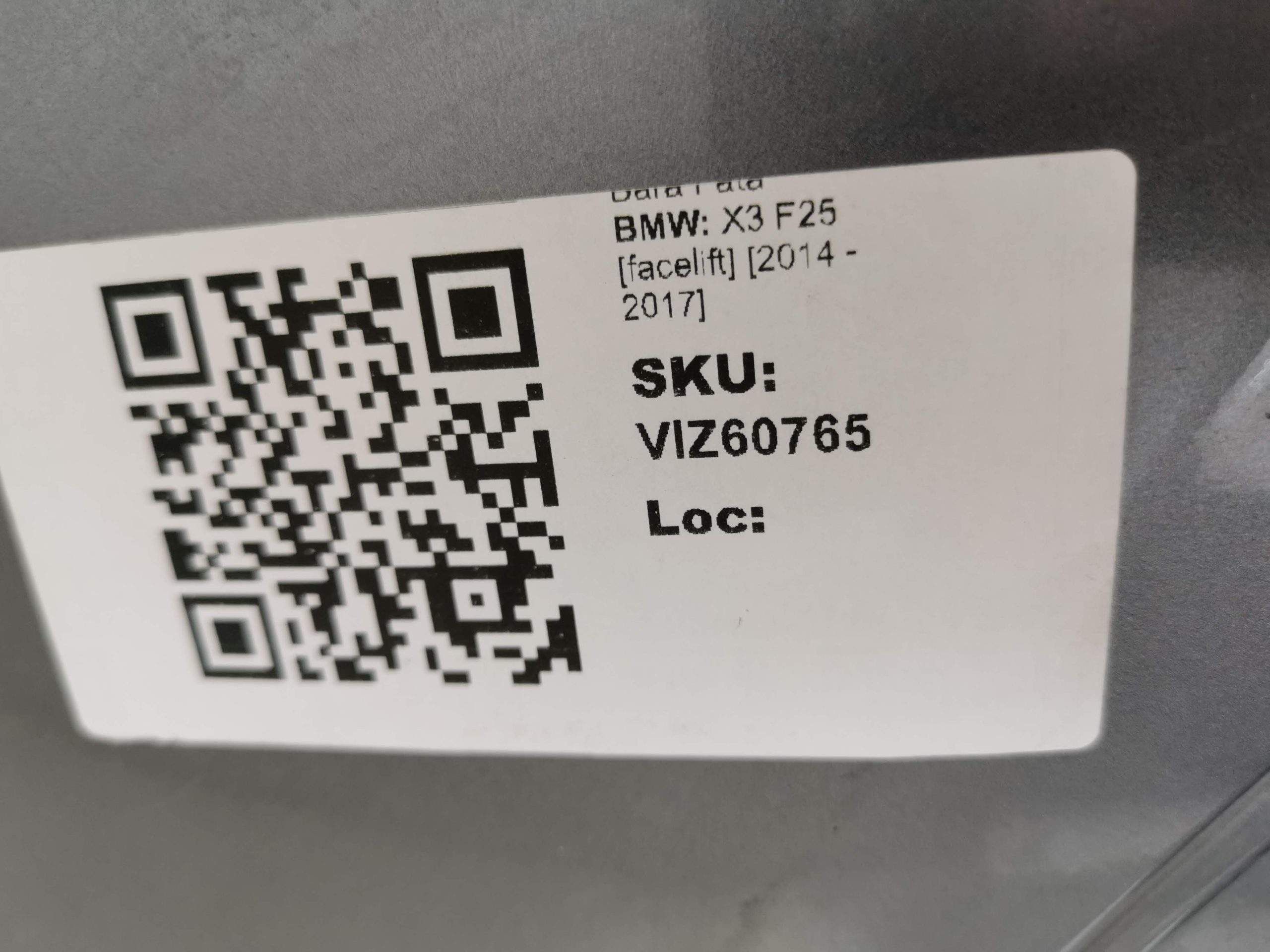 Предна броня BMW X3 F25 [фейслифт] [ - ] Оригинална в добро състояние