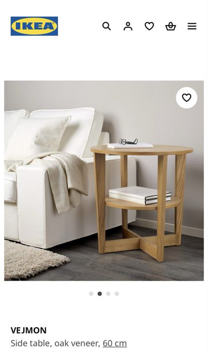 IKEA маса VEJMON 60 см