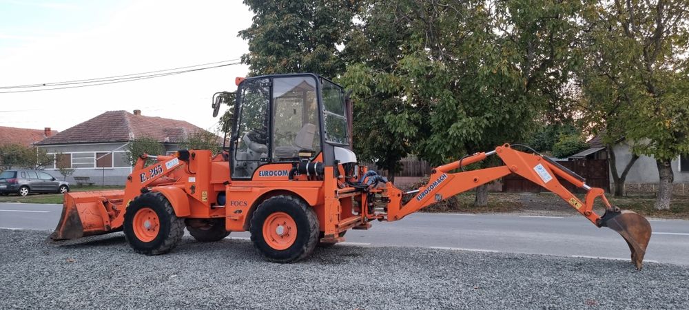 Midi buldoexcavator EUROCOMACH E265 cu 1989h Minibuldo excavator