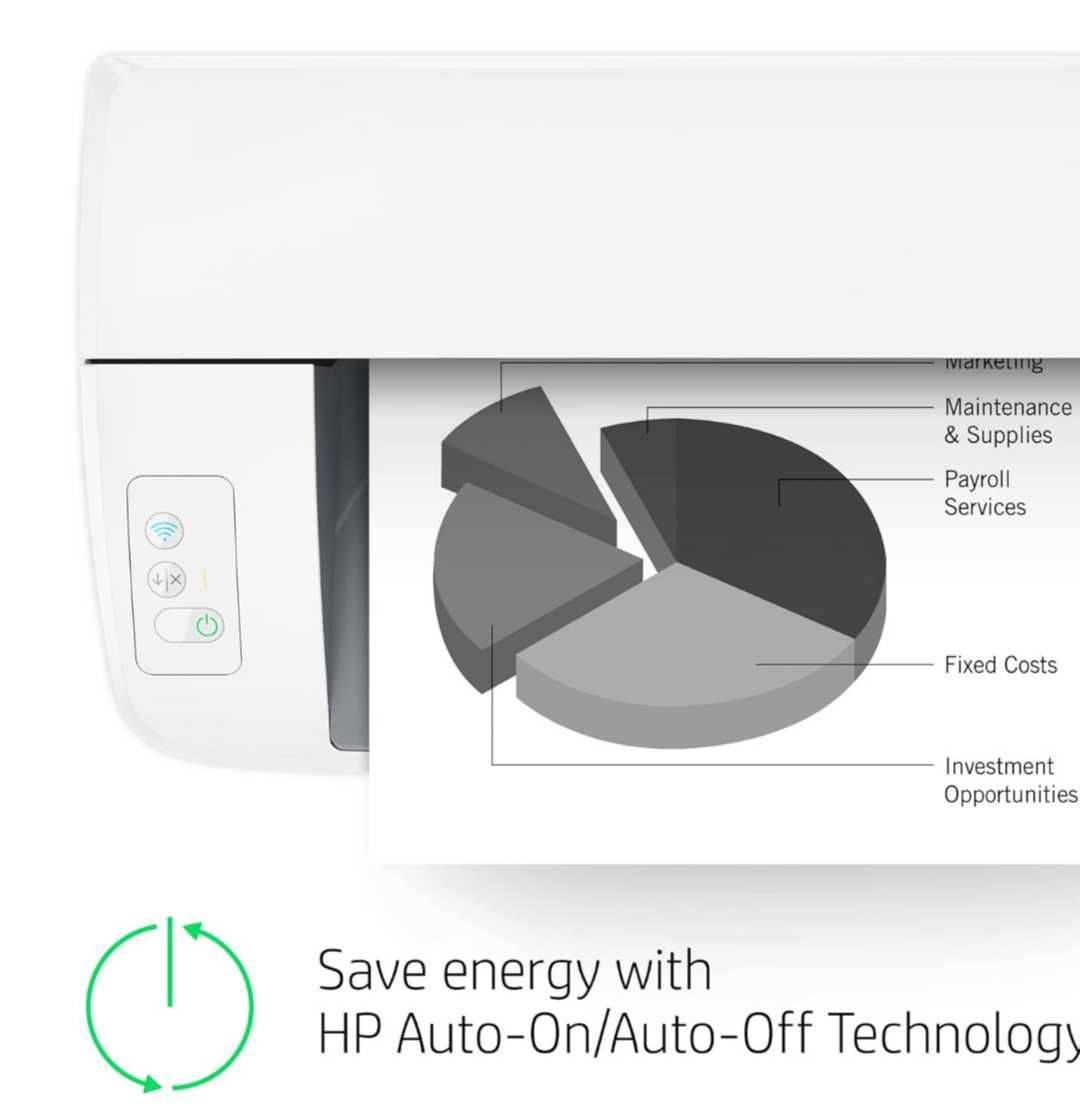 Безжичен черно-бял принтер HP LaserJet M110we с HP+ чисто нов