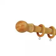 Bară fixă ​​pentru perdea Argos Home din lemn - 300 cm