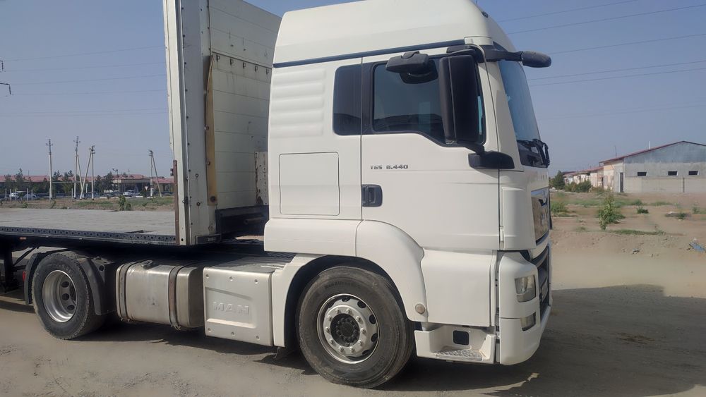 Ман евро 6 тараси 7100 кг Прицеп Кроне