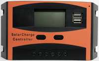 Controler de incarcare curent,ptr panouri solare,afj  LCD-12/24V/30A