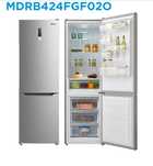 Холодильник  Midea      318 литров  стальной цвет